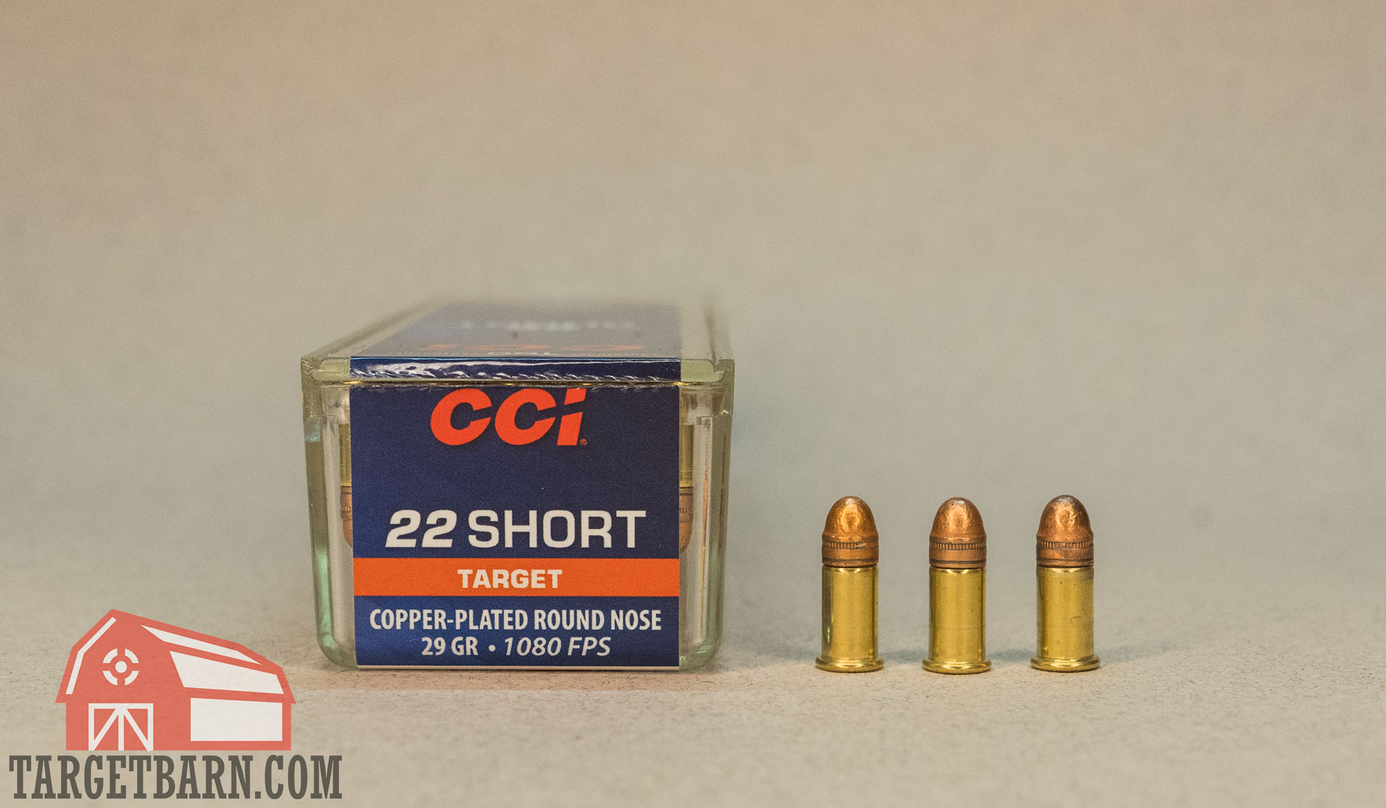 .22 short ammo a box and three rounds of cci .22 short ammo