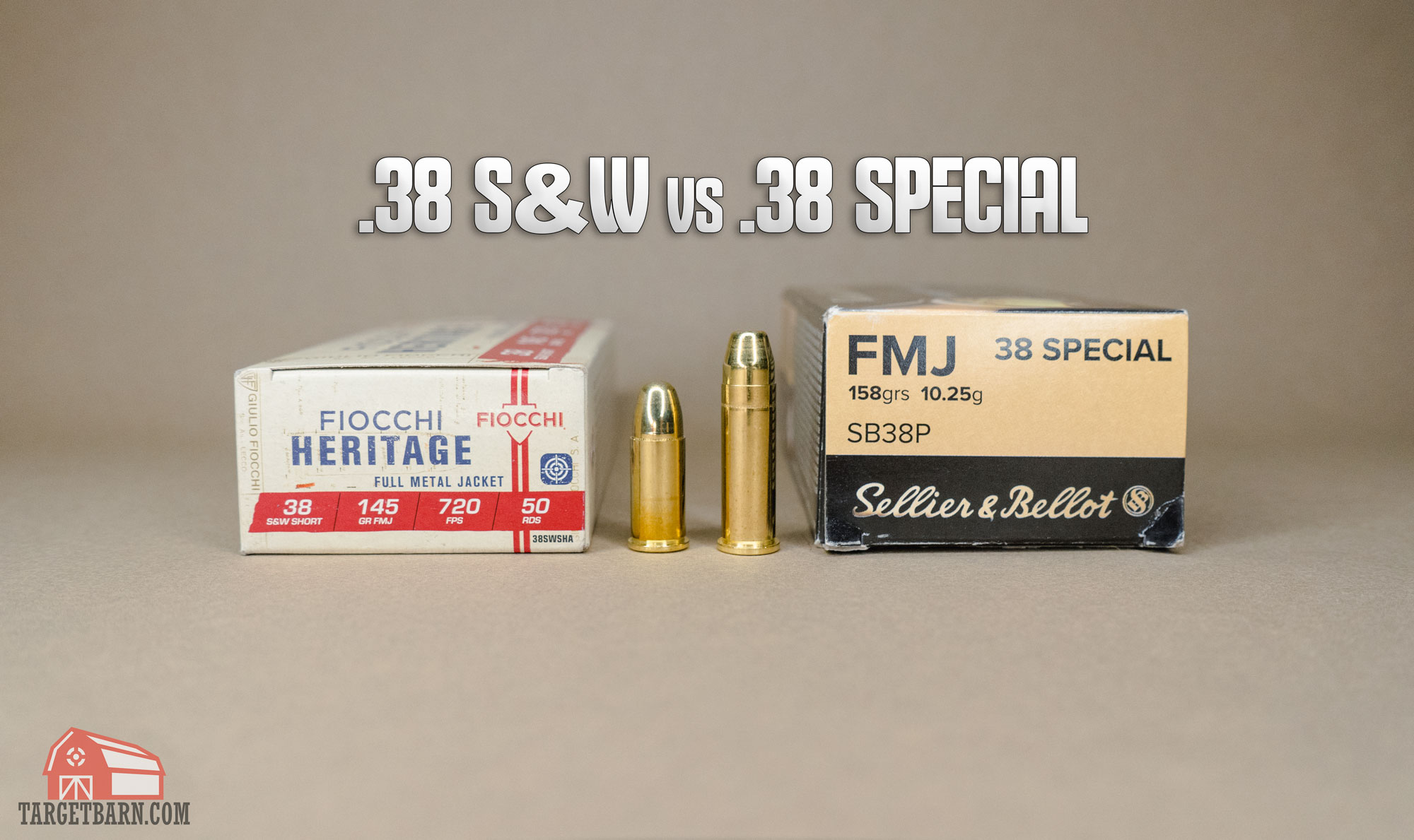 38 S&W Vs. 38 Special - What's The Difference?
