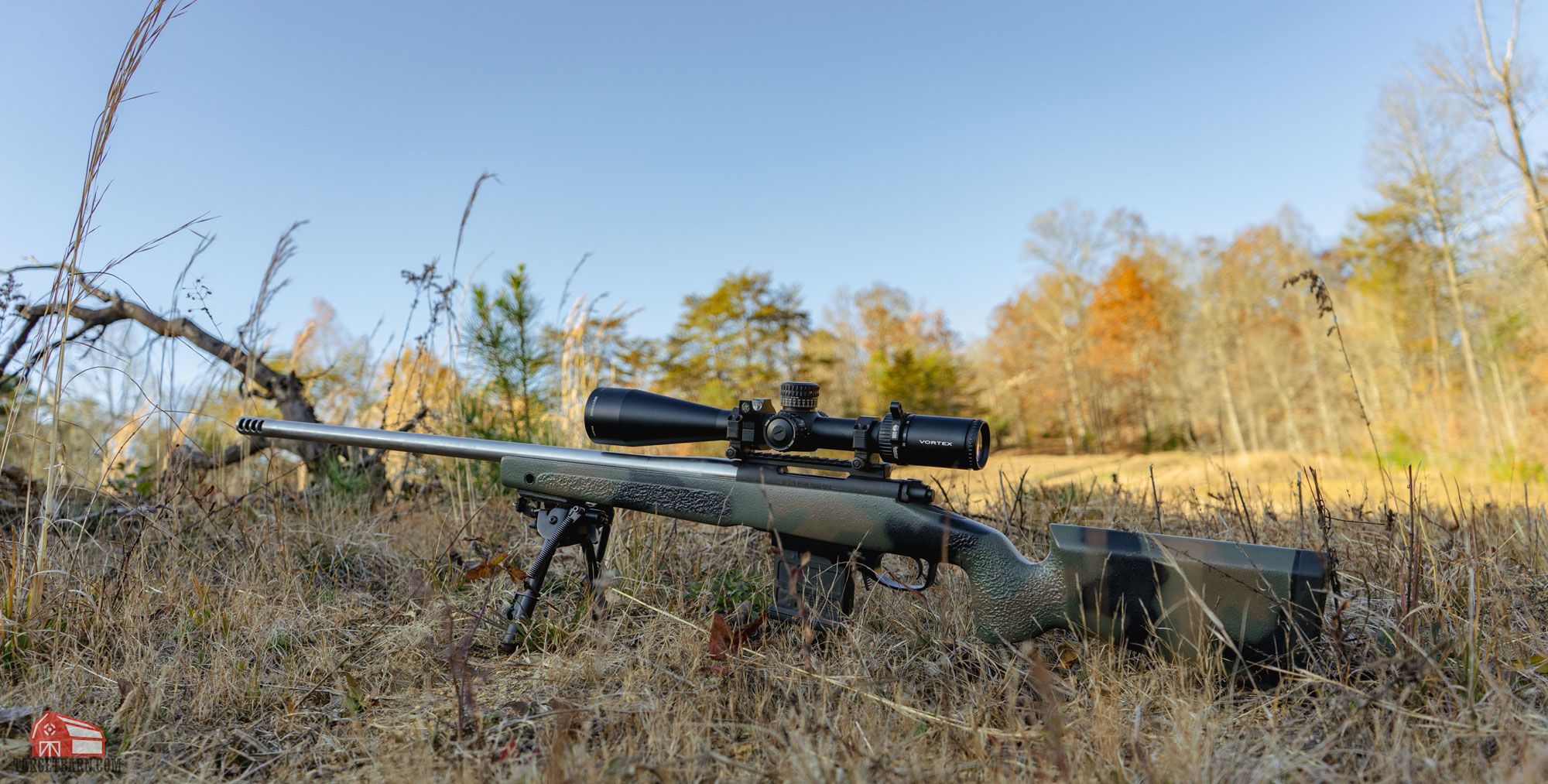 a bolt action .308 rifle used for hunting and long range shooting