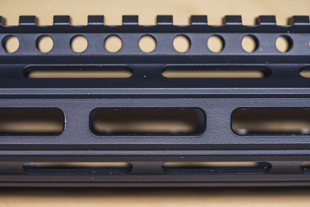 MLOK slots on a handguard