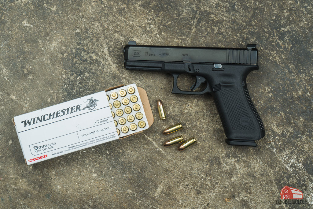 g17 gen 5 and a box of winchester 9mm ammo