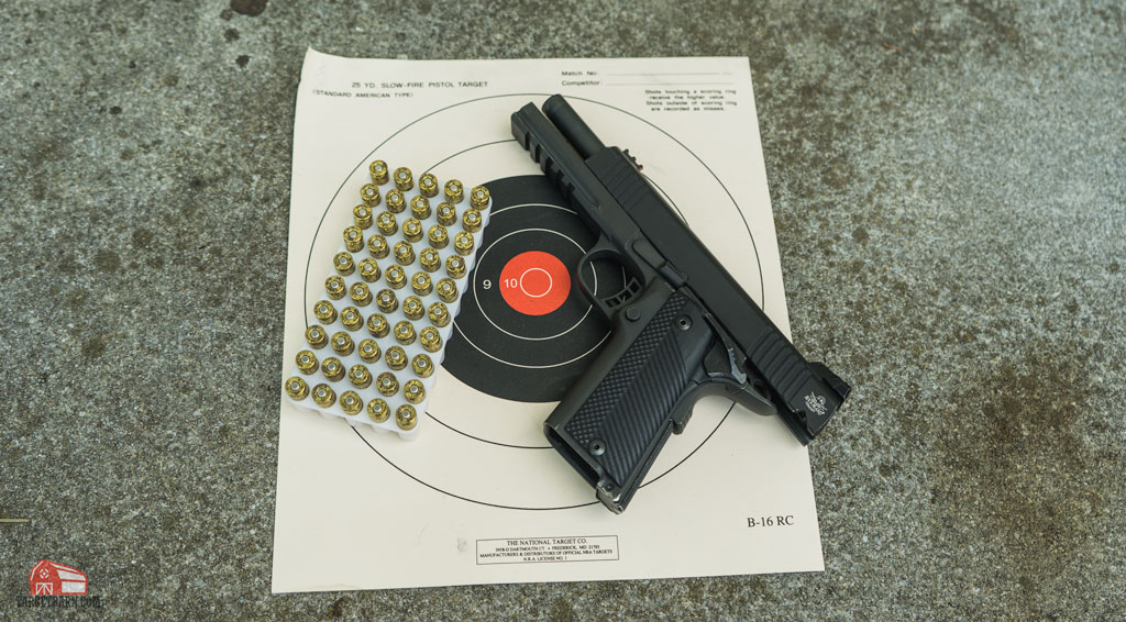 ammo accuracy ammo with gun and target