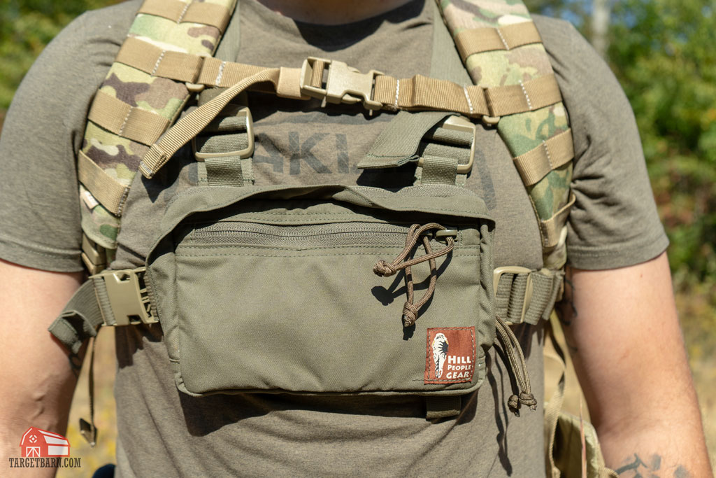 a Hill People Gear kit bag in use on a backpacking trip