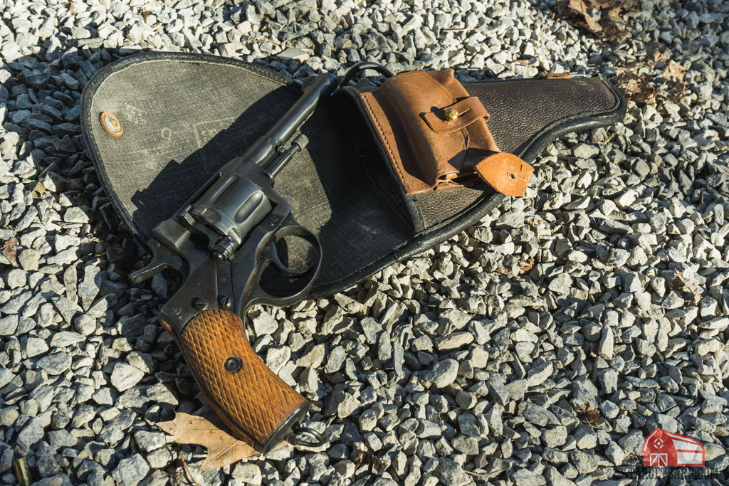 m1895 nagant revolver with holster