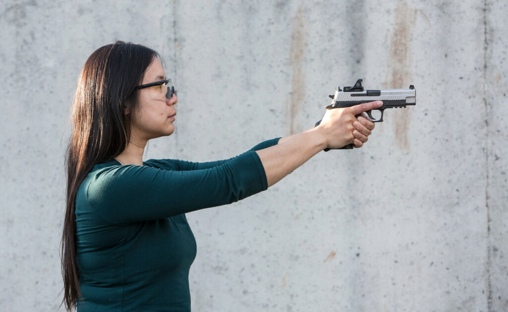 where to position your head and neck for shooting