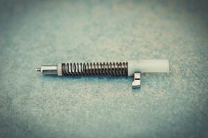 a piece of a double action Glock