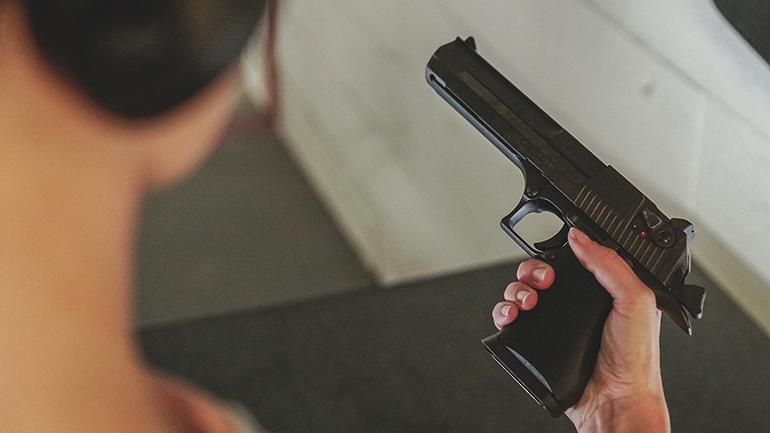 Reloading a pistol