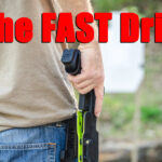 Competitive shooter waits to start the Fast Drill.