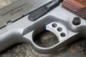 Single action trigger on a 1911 handgun