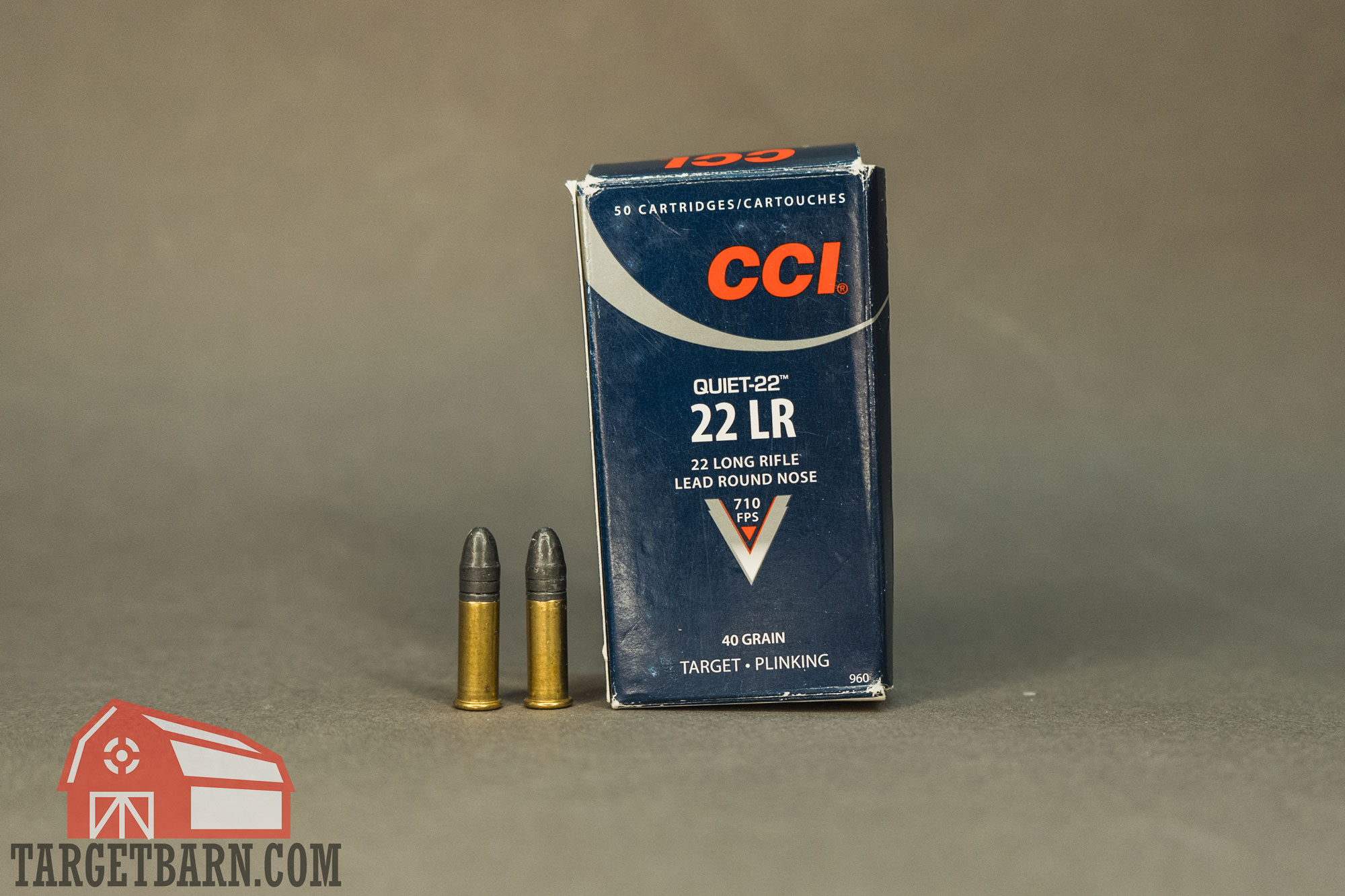 a box and two rounds of cci quiet-22