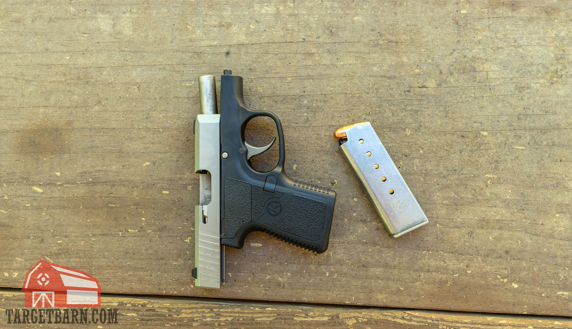 cw380 the kahr cw380 with a loaded magazine at the range