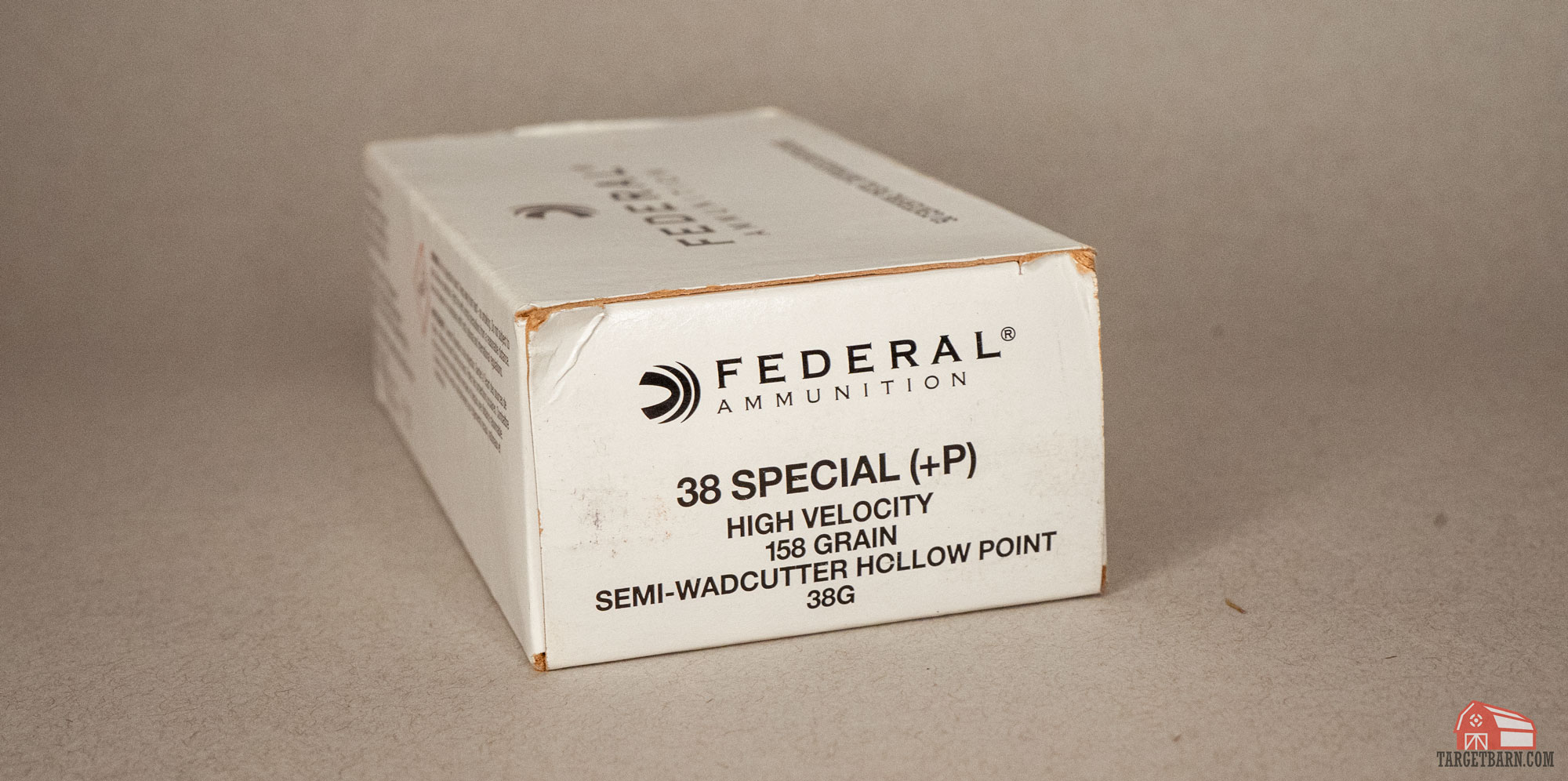 a box of federal 38 special +p high velocity rounds