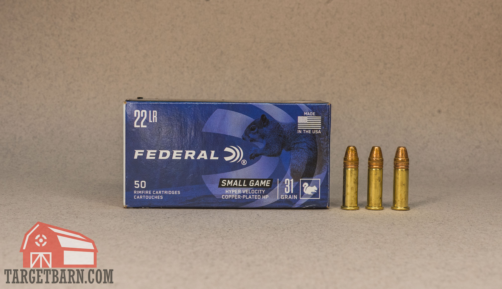 federal high velocity 22lr a box and three rounds of federal small game .22lr high velocity ammo