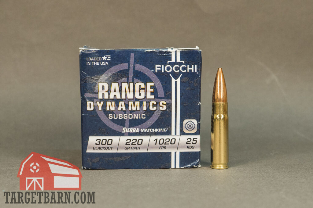 fiocchi 300blackout a box and one round of fiocchi 220gr. 300blackout