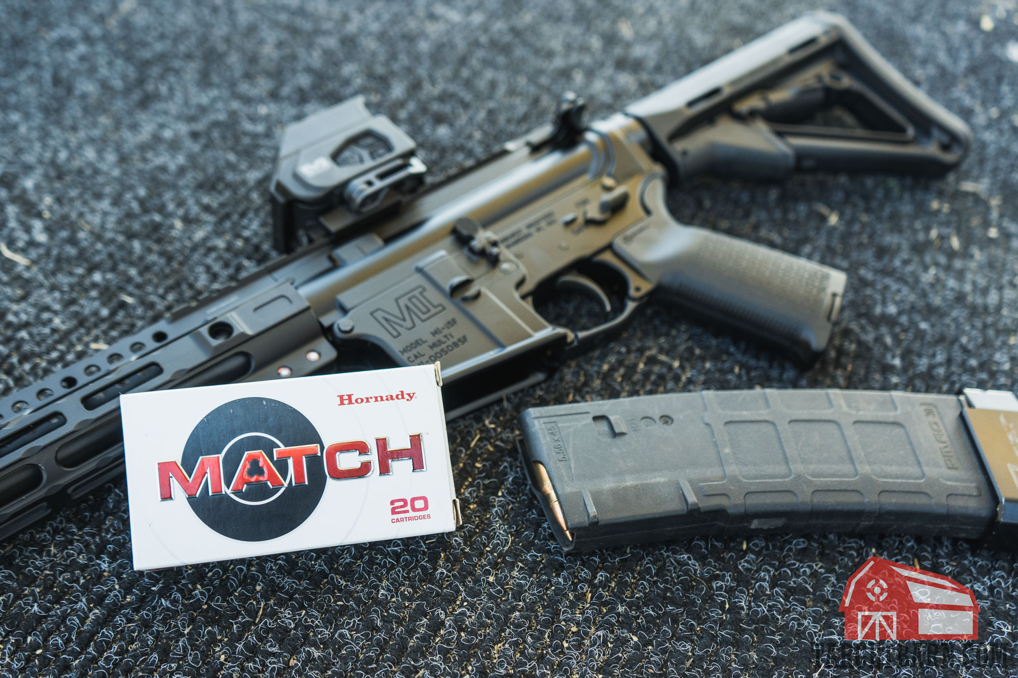 hornady match a box of hornady match 223 with a rifle