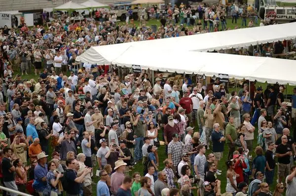 Magpul gives away 1,500 30-round pmags during a festival held days before the company left for Wyoming.