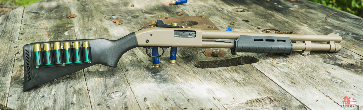 the mossberg 590a1 is an affordable option for a home defense shotgun