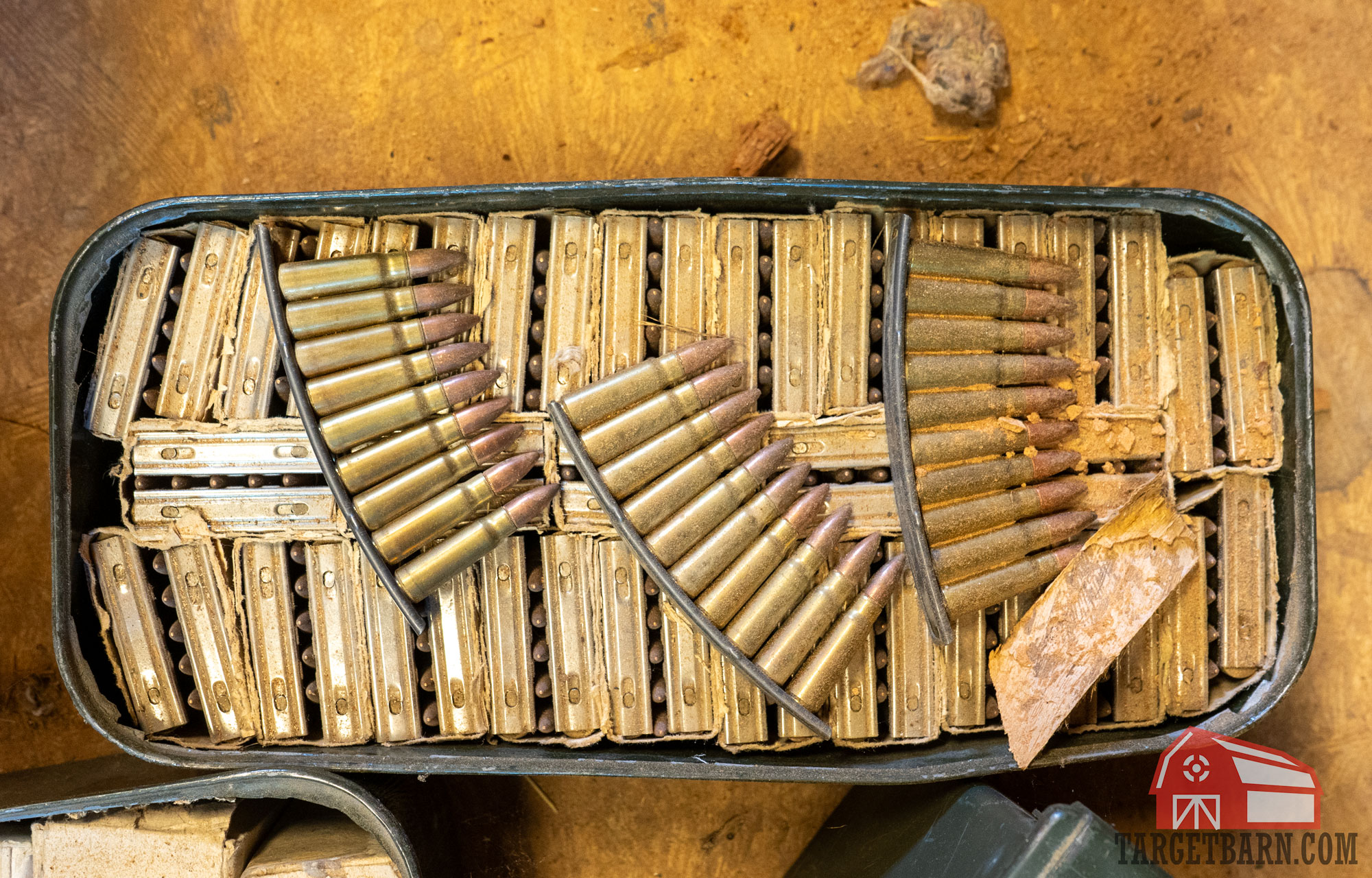 old dirty ammo on stripper clips 