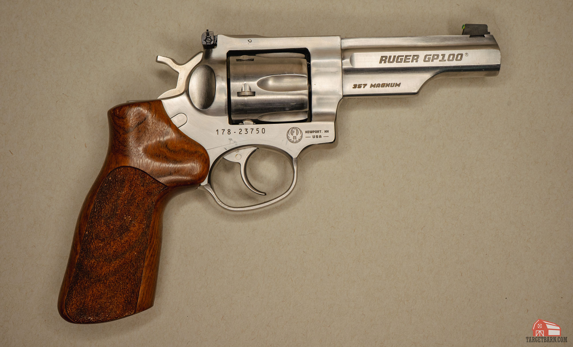 a ruger gp100 chambered in .357 magnum