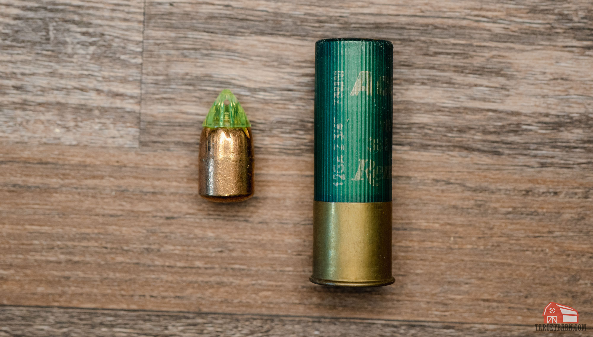 a sabot slug and shot shell