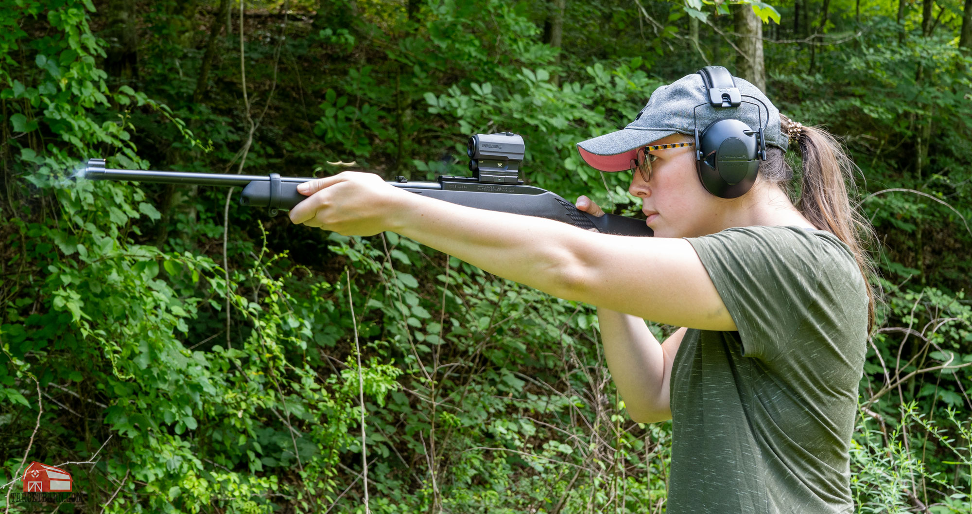 a light rifle like the ruger 10/22 is the best choice for using 22lr for self defense