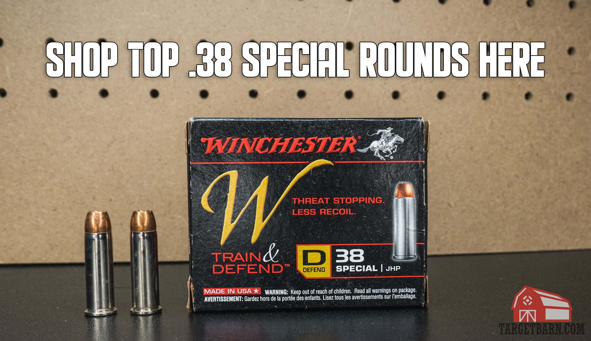 shop top .38 special rounds here with a box of winchester 38 ammo