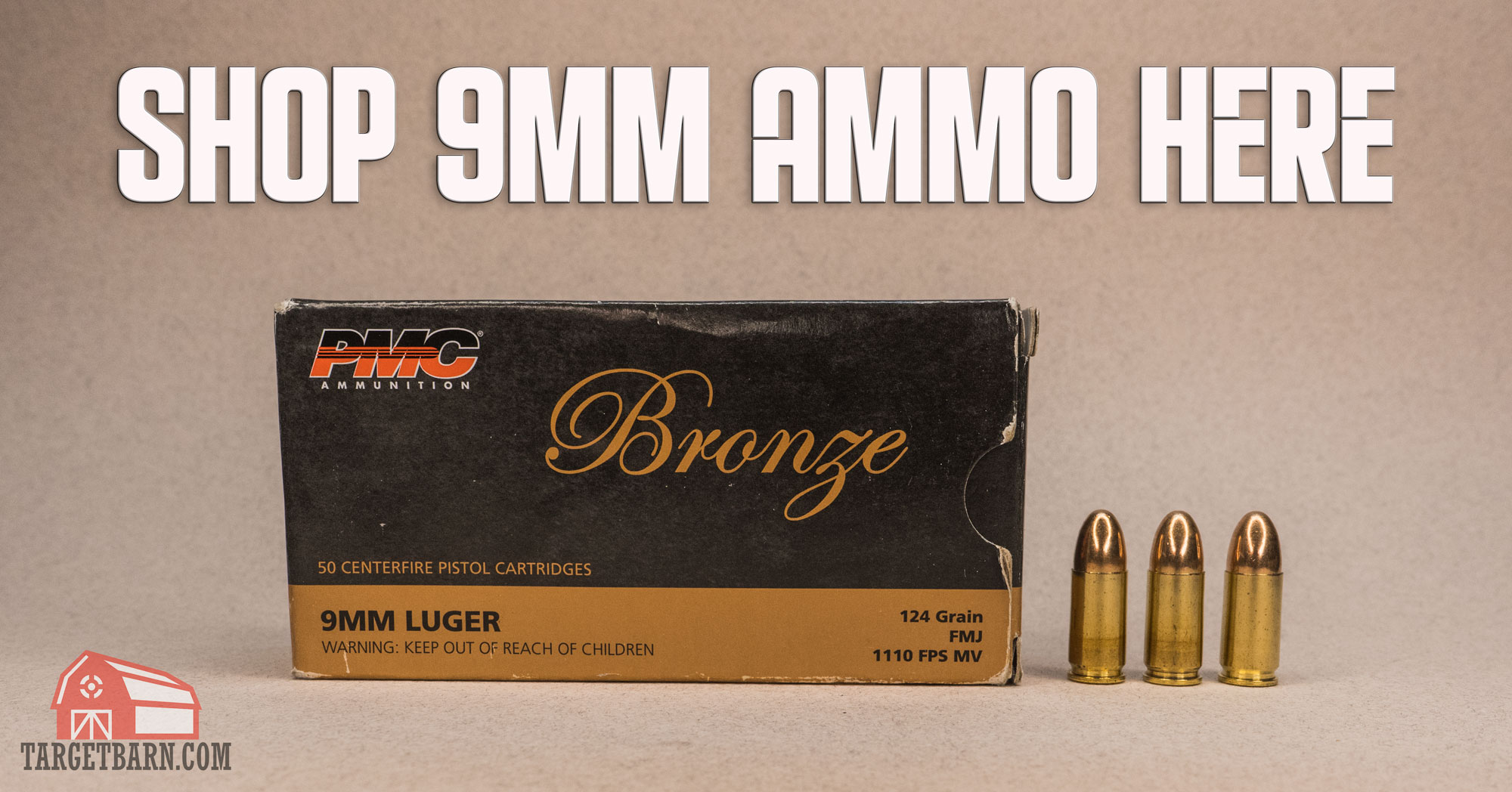 a box of 9mm ammo