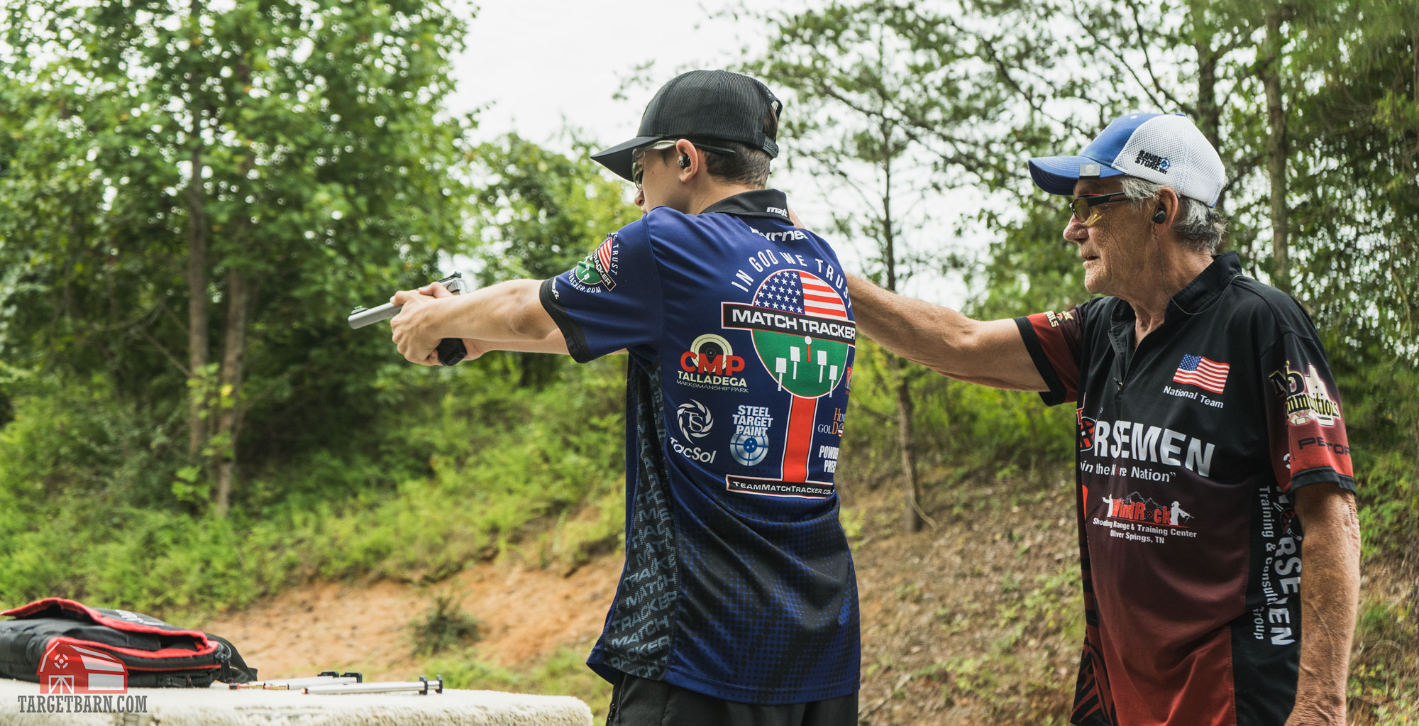 shooting a rimfire pistol 