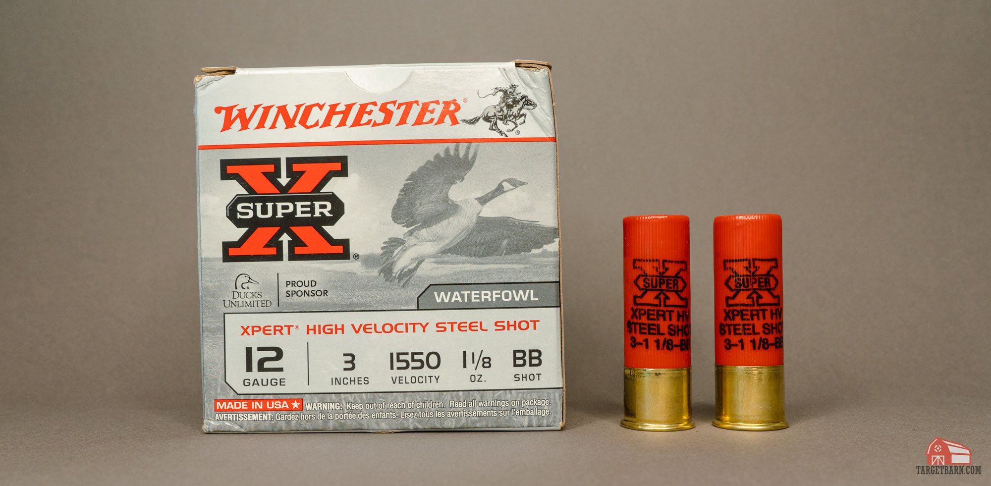 Winchester Xpert High Velocity Waterfowl 12ga 3 1-1/8 oz #4 Steel