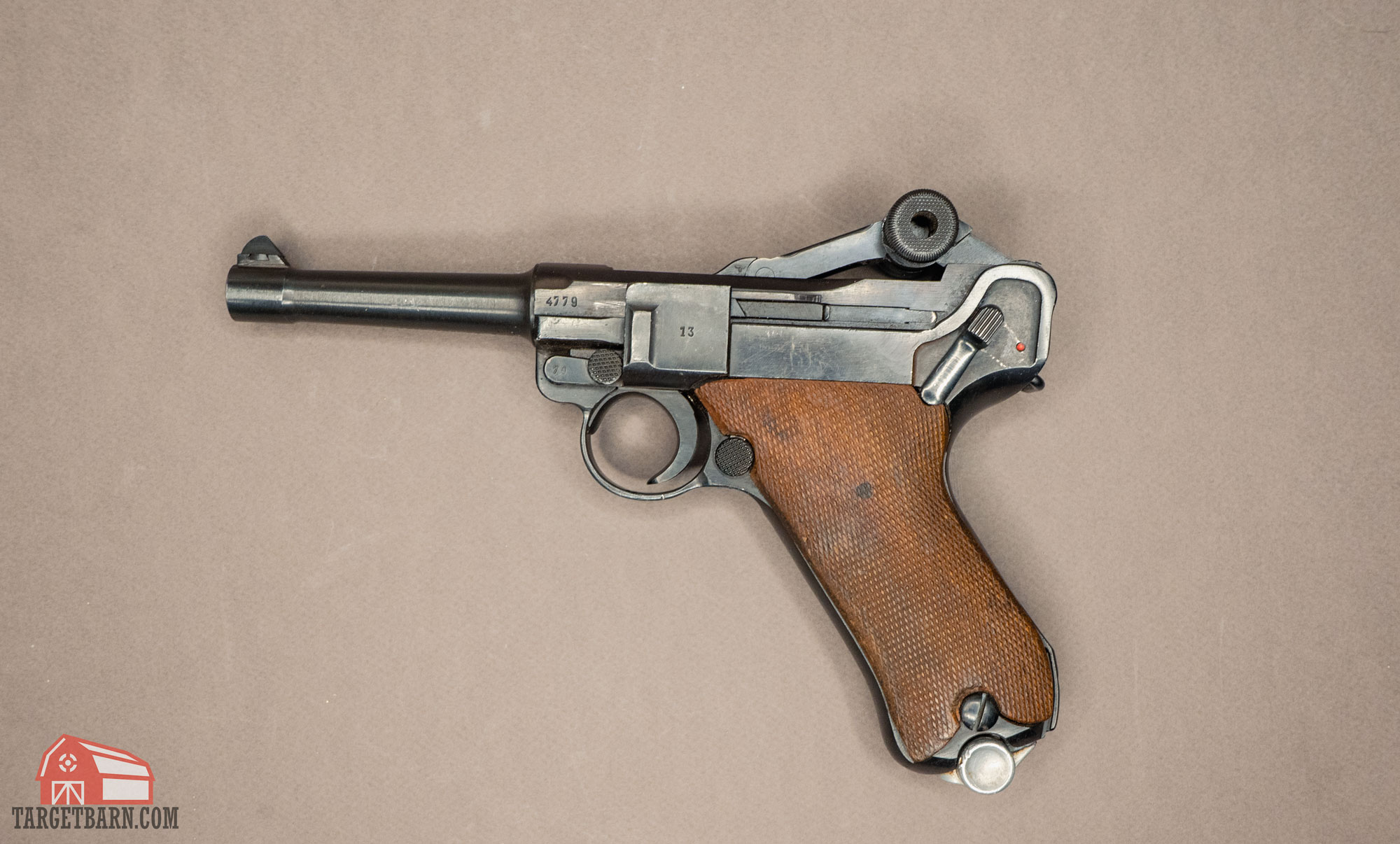 a luger p08 toggle action pistol